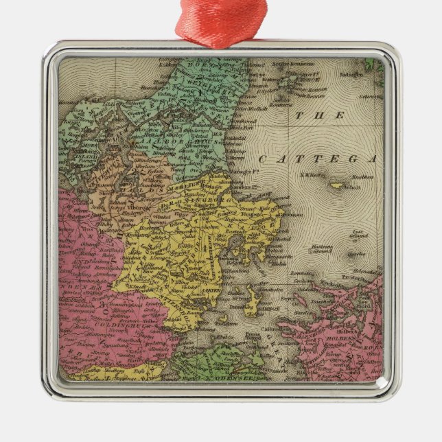 Denmark 9 metal tree decoration (Front)