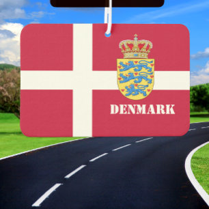 Denmark air freshener, car fresh, Danish Flag Car Air Freshener