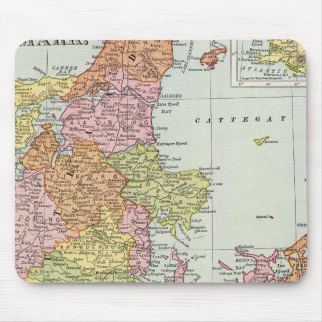 Denmark and Iceland Mouse Mat (Front)