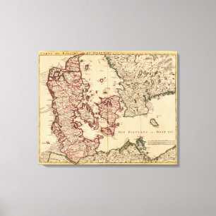 Denmark and Sweden Canvas Print