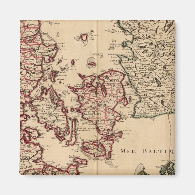 Denmark and Sweden Magnet (Front)