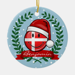Denmark Christmas   Ceramic Tree Decoration