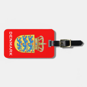 Denmark Coat of Arms Luggage Tage Tag