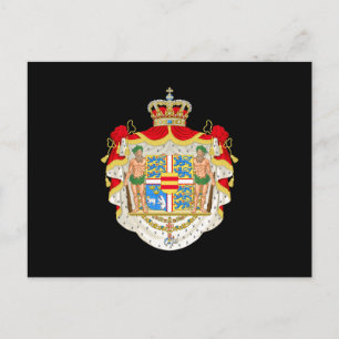 Denmark Coat of Arms Postcard