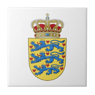 Denmark Coat of Arms Tile