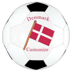 Denmark Country Flag Thunder_Cove Football