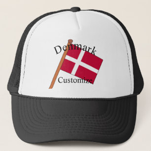Denmark Country Flag Thunder_Cove Trucker Hat