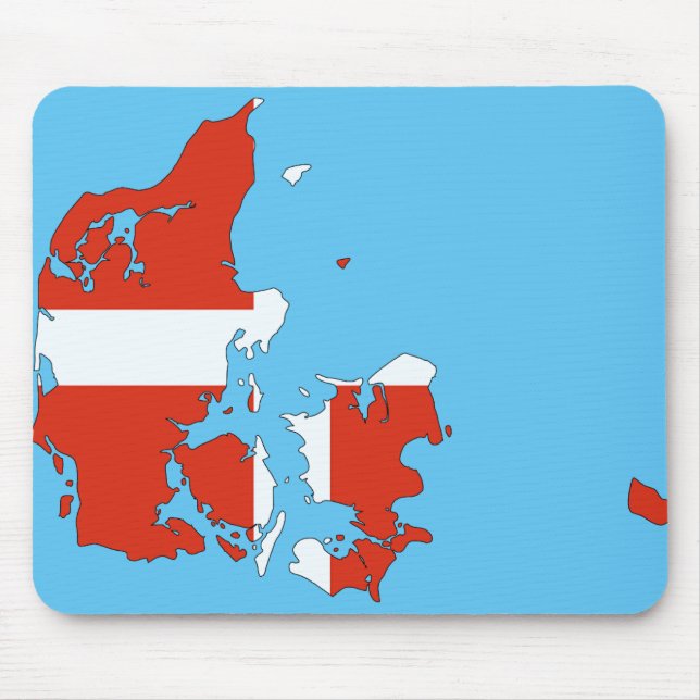 Denmark country mouse mat (Front)