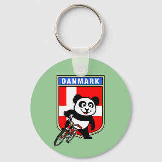 Denmark Cycling Panda Key Ring