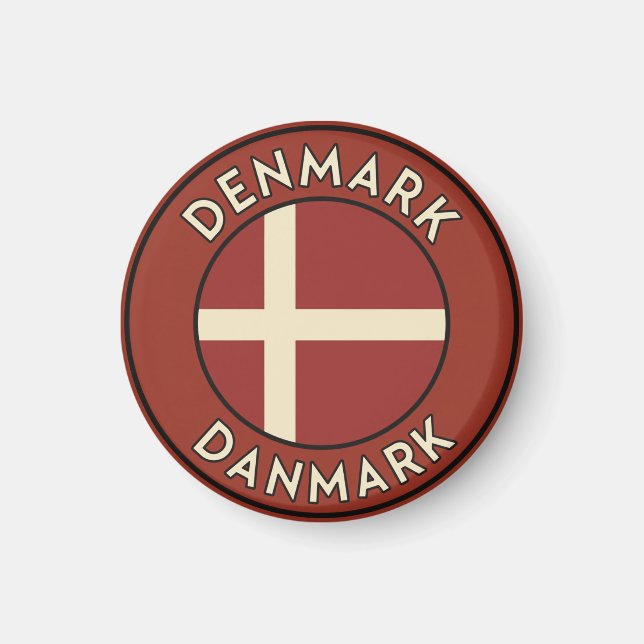 Denmark Danmark  Magnet (Front)