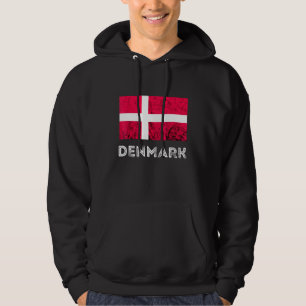Denmark Dannebrog Danish Flag Dansk Roots Danish P Hoodie