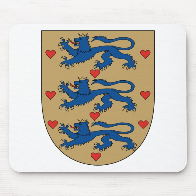 Denmark, Denmark Mouse Mat (Front)