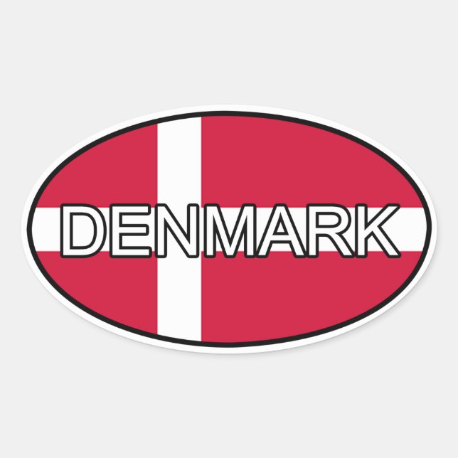 Denmark Euro Sticker (Front)