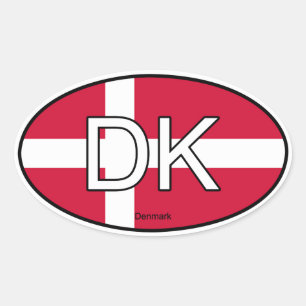 Denmark Euro Sticker