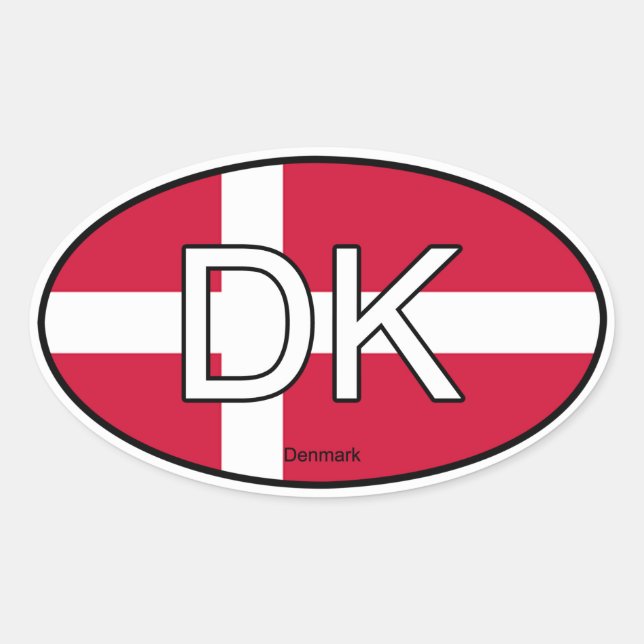 Denmark Euro Sticker (Front)