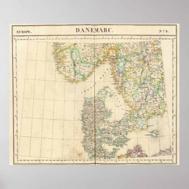 Denmark, Europe 8 Poster (Front)