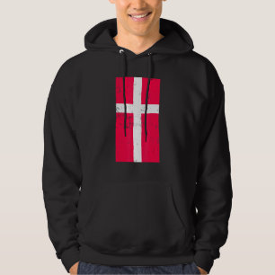Denmark Europe Scandanavia Copenhagen Distressed F Hoodie