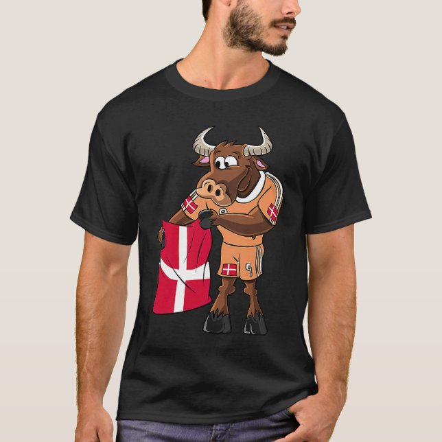Denmark Fan Taurus T-Shirt (Front)