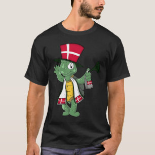 Denmark Fan Turtle T-Shirt