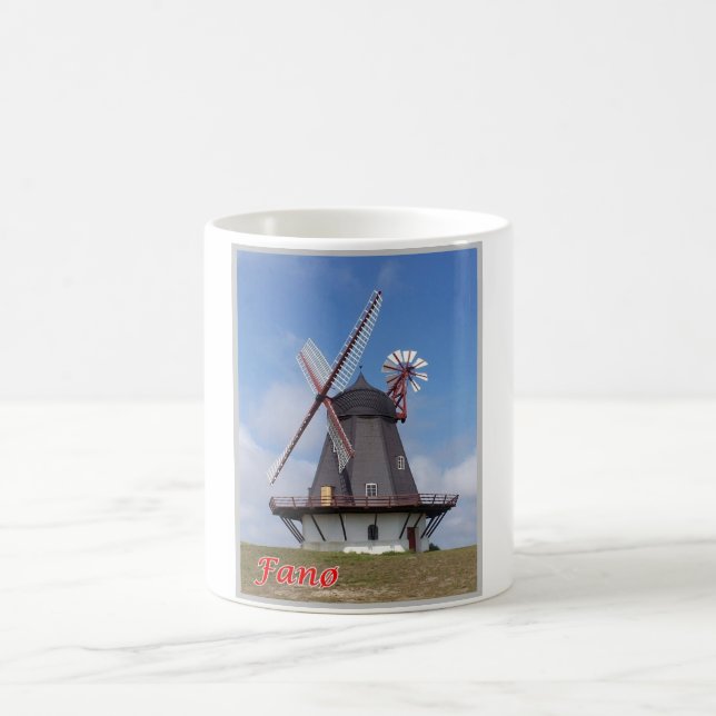 Denmark - Fanø - lighthouse - Coffee Mug (Center)
