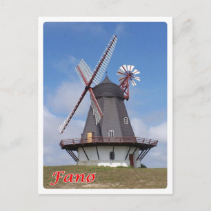 Denmark - Fanø - lighthouse - Postcard