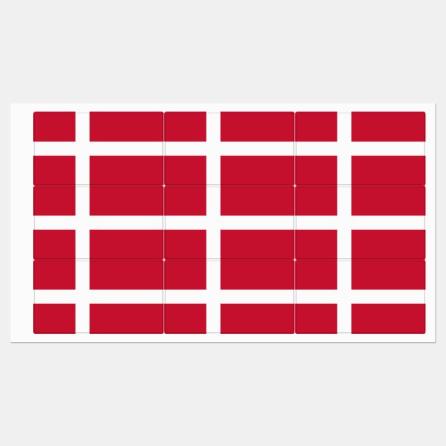 Denmark Flag (Sheet)