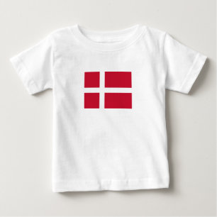 Denmark Flag Baby T-Shirt