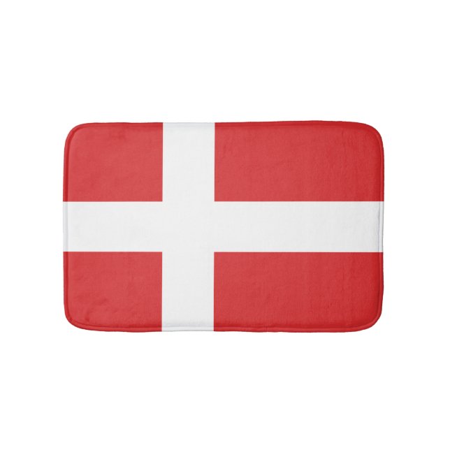 Denmark flag bath mat (Front)