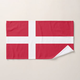 Denmark Flag Bath Towel Set