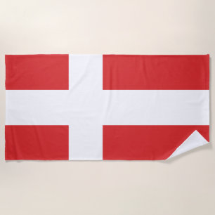 Denmark flag beach towel