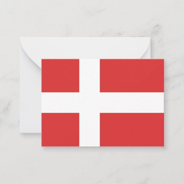 Denmark flag card (Front)