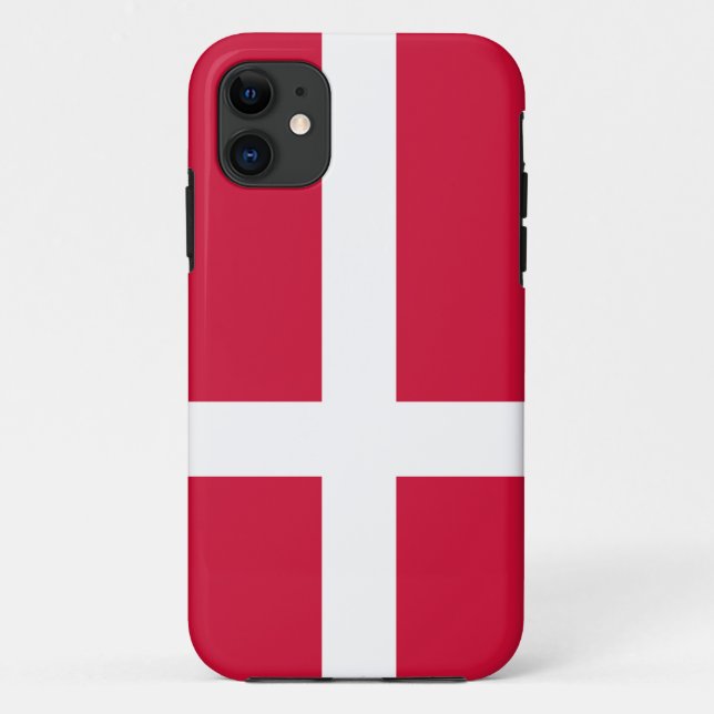 Denmark Flag Case-Mate iPhone Case (Back)