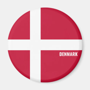 Denmark Flag Charming Patriotic Magnet