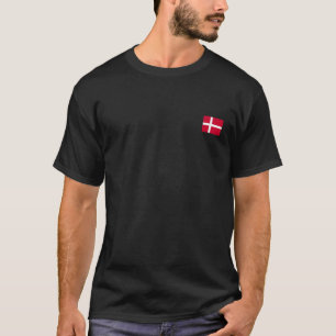 Denmark Flag Cool Danish Danmark Flag Gift for Men T-Shirt