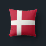 Denmark Flag Cushion<br><div class="desc">Patriotic flag of Denmark.</div>