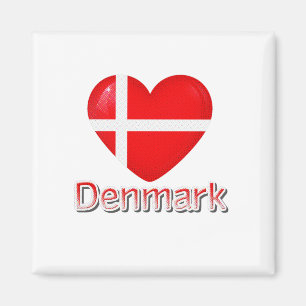 Denmark Flag Cutout Magnet