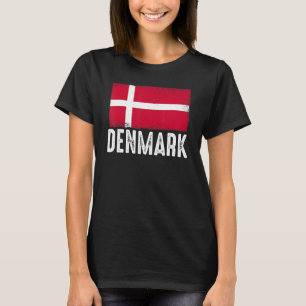 Denmark Flag Danish Soccer Team Football Soccer Na T-Shirt