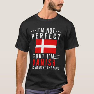 Denmark Flag For Men Women Danish Pride Roots Dane T-Shirt