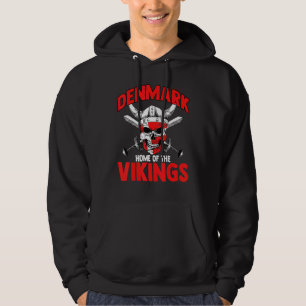 Denmark Flag Gift Danish Copenhagen Viking Kobenha Hoodie