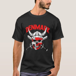 Denmark Flag Gift Hygge Copenhagen Danish Viking K T-Shirt
