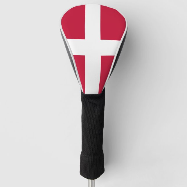 Denmark Flag Golf Head Cover (Front)