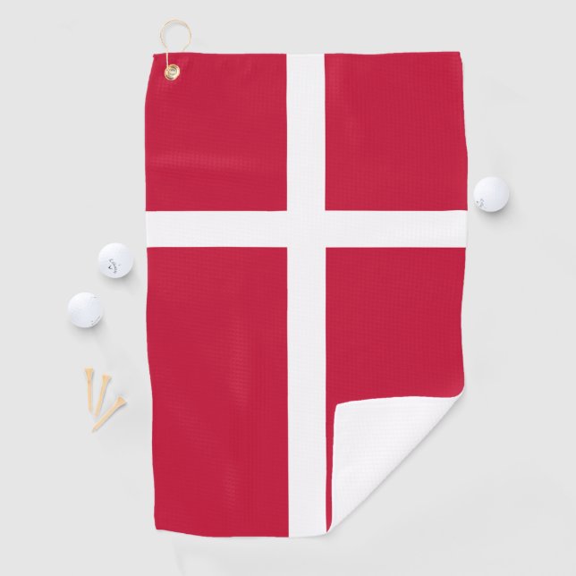 Denmark Flag Golf Towel (InSitu)