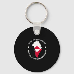 Denmark Flag Greenland Is Not For Sale Translation Key Ring