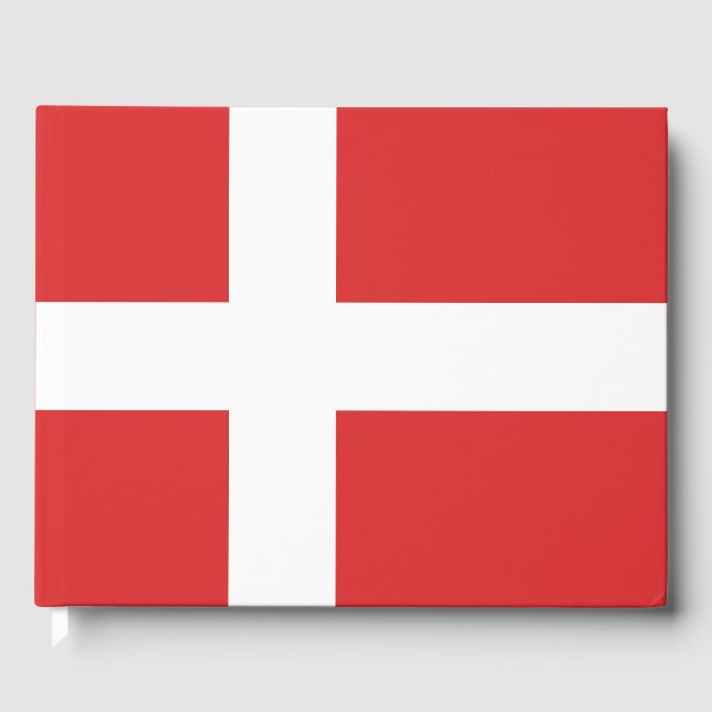 Denmark flag guest book (Front)