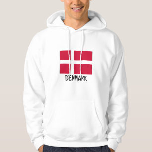 Denmark Flag Hoodie