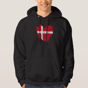 Denmark Flag I love Denmark It is in my DNA for D Hoodie