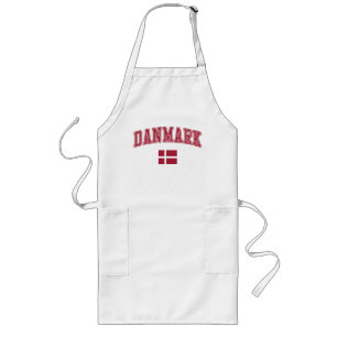 Denmark + Flag Long Apron