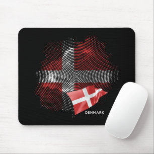 Denmark flag mouse mat