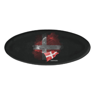 Denmark flag name tag