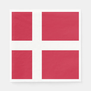 Denmark Flag Napkin